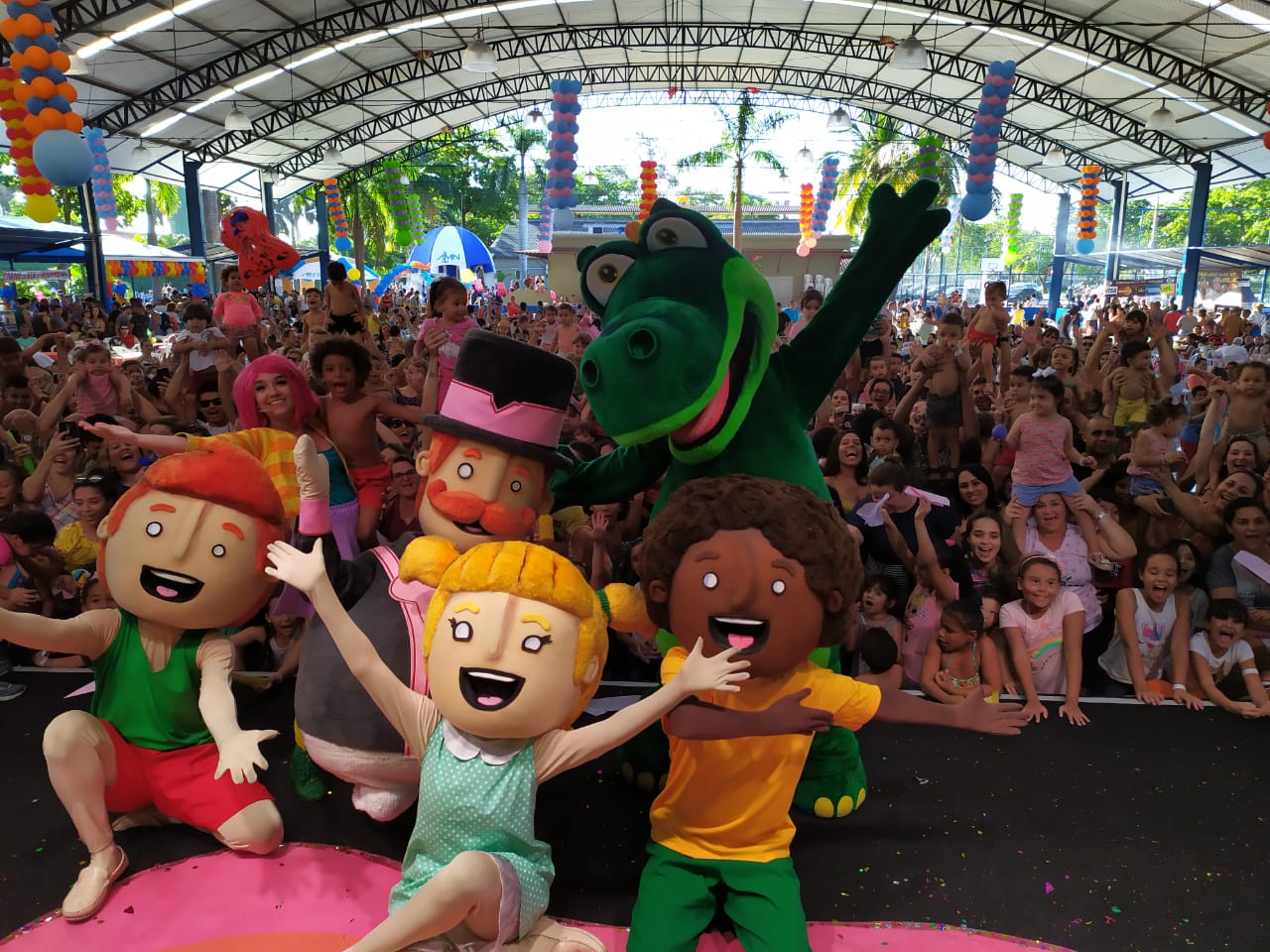 Show do Mundo Bita encantou a criançada na ARES-CMN