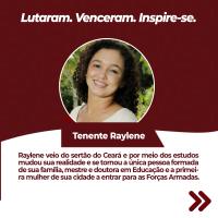 Conheça a Tenente Raylene