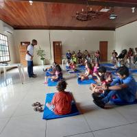 OFICINA DE CONTAÇÃO DE HISTÓRIAS LEVA ESPÍRITO DE CARIDADE E AMOR AO PRÓXIMO PARA PEQUENINOS DE LADÁRIO