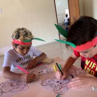 AMN EM LADÁRIO REALIZA OFICINA KIDS DE OVOS DE PÁSCOA