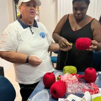 OFICINA DE CROCHÊ CONTRIBUI PARA A MELHORIA DA QUALIDADE DE VIDA DA FAMÍLIA NAVAL NA REGIÃO DOS LAGOS DO RIO