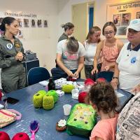 OFICINA DE CROCHÊ CONTRIBUI PARA A MELHORIA DA QUALIDADE DE VIDA DA FAMÍLIA NAVAL NA REGIÃO DOS LAGOS DO RIO