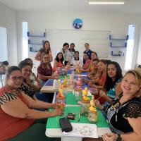 CAPACITAR EM LADÁRIO PROMOVE OFICINA DE BISCUIT E EMPREENDEDORISMO