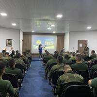 TRIPULAÇÃO DO GPT-FNRJ RECEBE PALESTRA DA EQUIPE DO AMN 