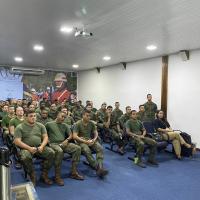 TRIPULAÇÃO DO GPT-FNRJ RECEBE PALESTRA DA EQUIPE DO AMN 