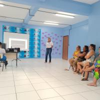 INTEGRAÇÃO EM SALVADOR PROMOVE ATIVIDADE ALUSIVA À CAMPANHA AGOSTO LILÁS