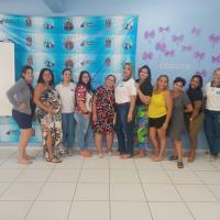 INTEGRAÇÃO EM SALVADOR PROMOVE ATIVIDADE ALUSIVA À CAMPANHA AGOSTO LILÁS