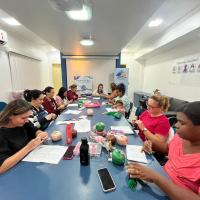 OFICINA DE AMIGURUMI TRANSFORMA LINHA EM ARTE