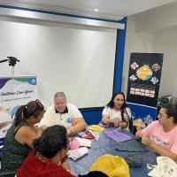 Oficina de Crochê Fortalece Comunidade Naval em São Pedro da Aldeia