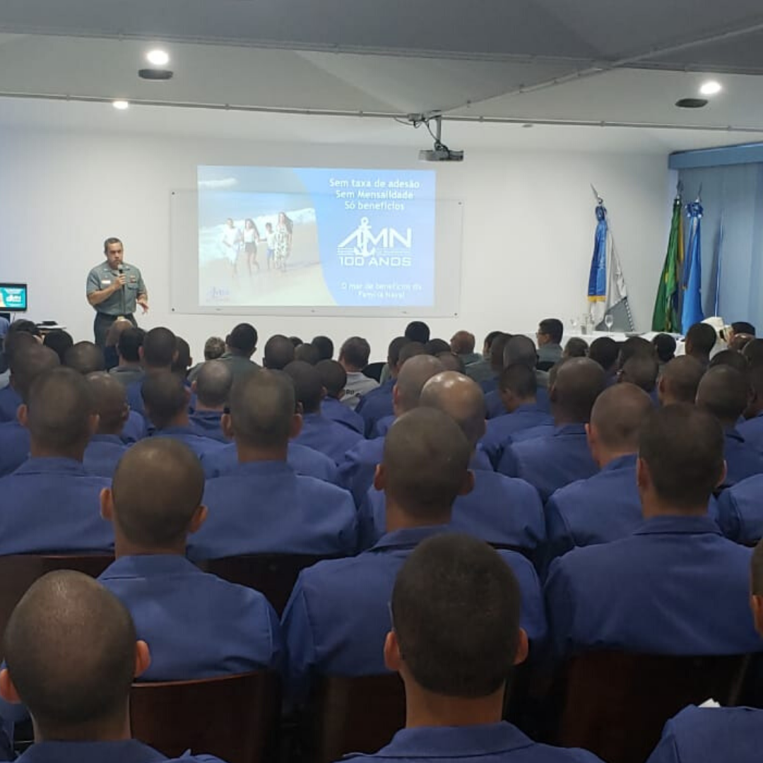 ABRIGO DO MARINHEIRO PROMOVE PALESTRA NA EAMSC, EM SANTA CATARINA