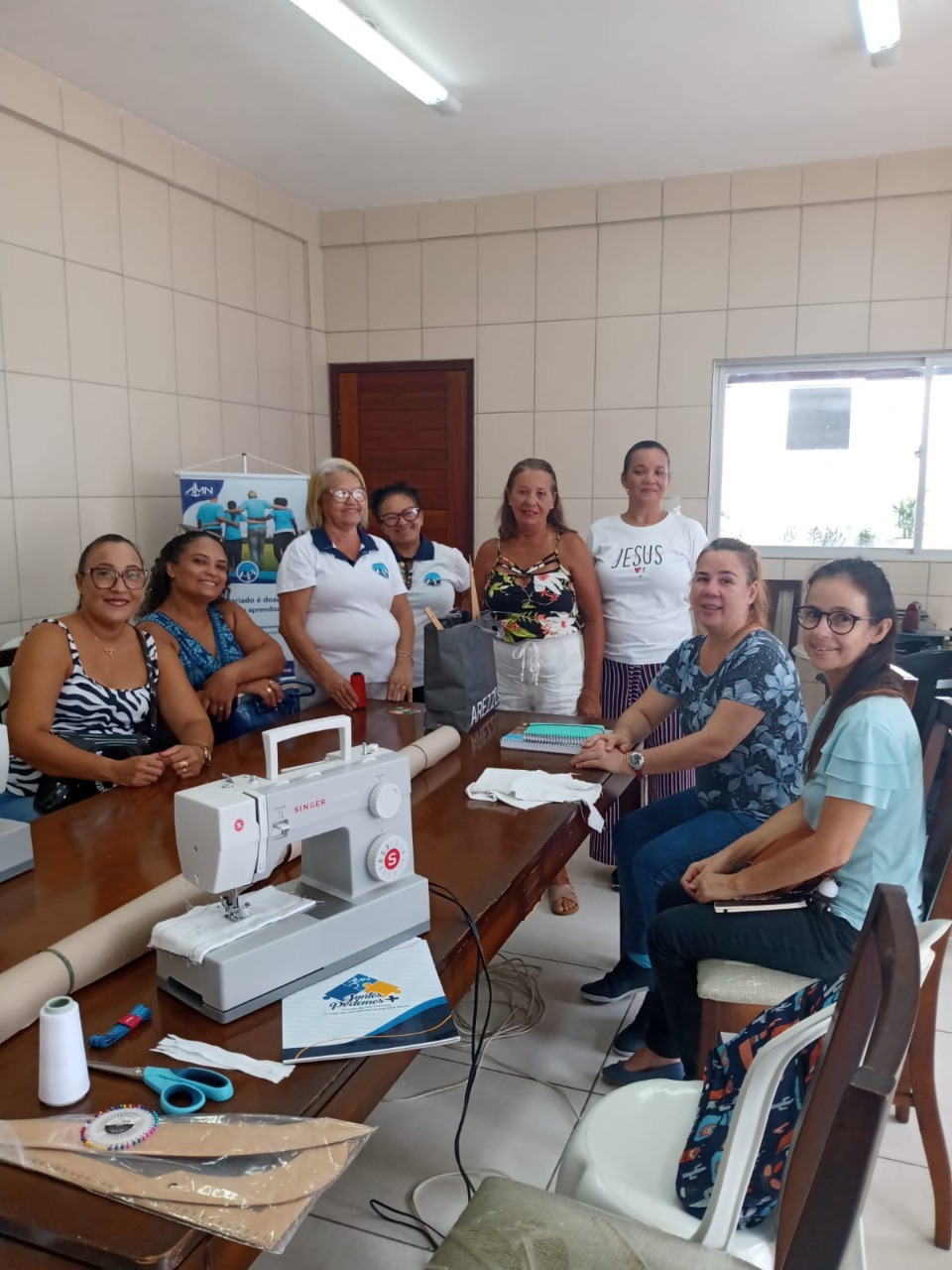 AMN EM NATAL PROMOVE CURSO DE COSTURA