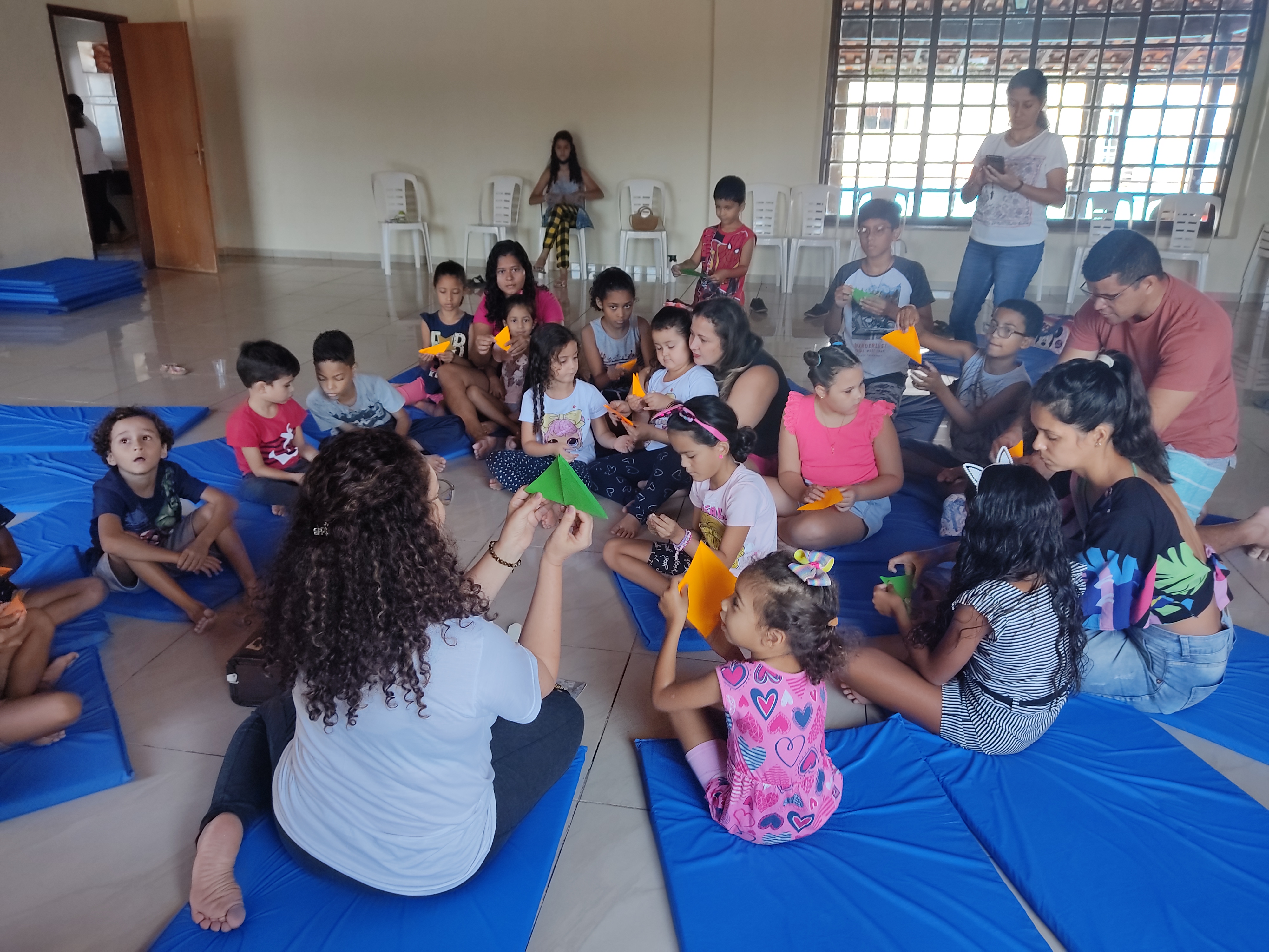 AMN EM LADÁRIO REALIZA OFICINA YOGA INFANTIL COM CONTAÇÃO DE HISTÓRIAS