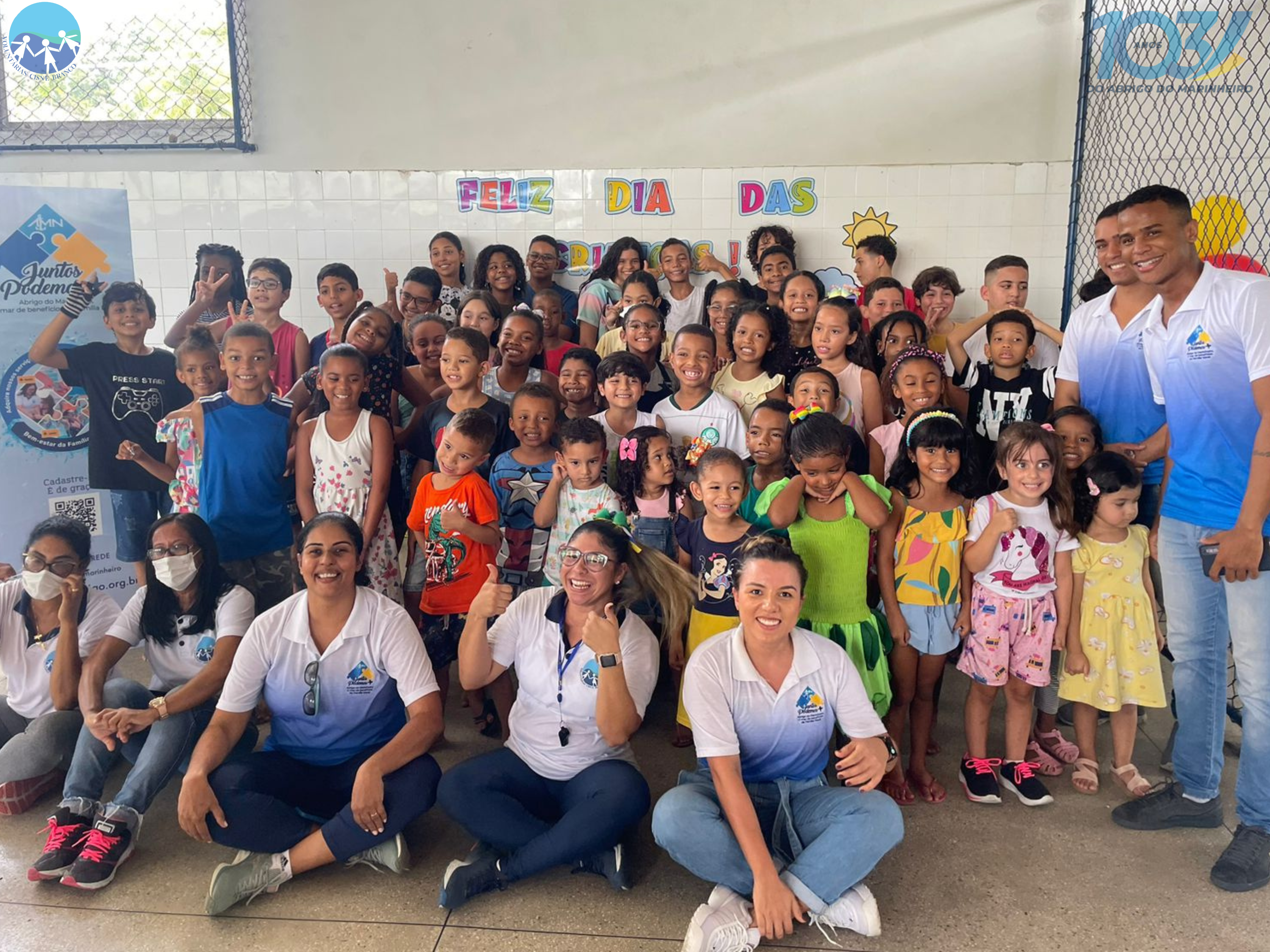 ADOLESCER EM SALVADOR COMEMORA DIA DAS CRIANÇAS E ANIVERSÁRIO DO AMN COM ALUNOS DO ADOLESCER+