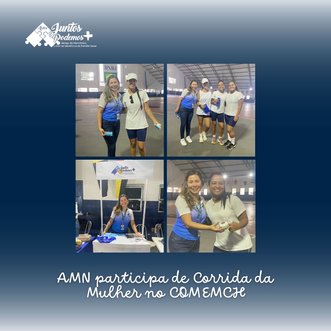 AMN PARTICIPA DE CORRIDA DA MULHER NO COMANDO-EM-CHEFE DA ESQUADRA (COMEMCH)