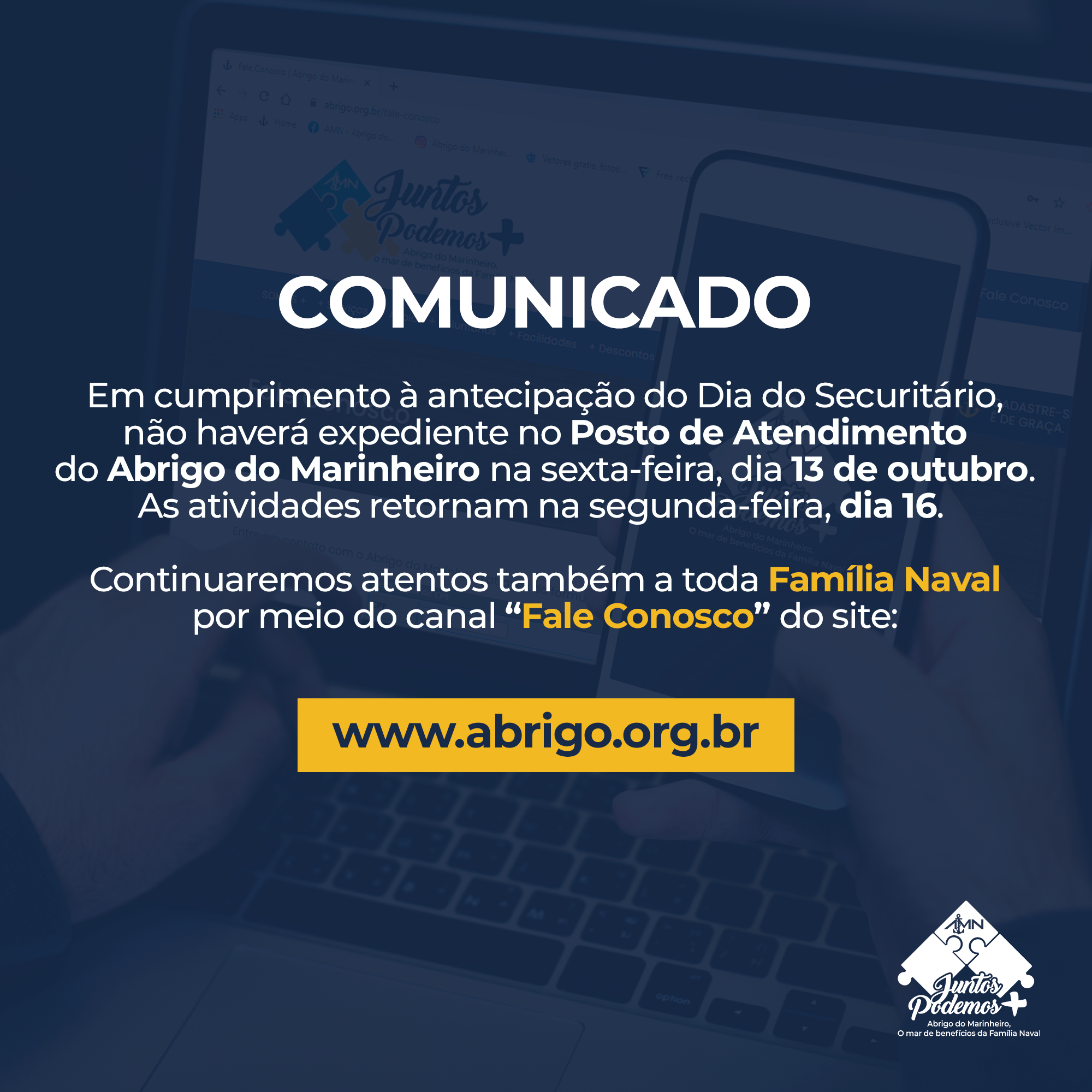 Comunicado Dia do Securitário