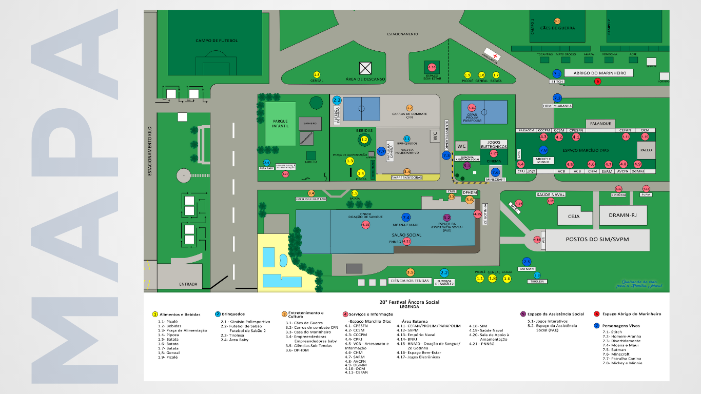 Mapa FAS