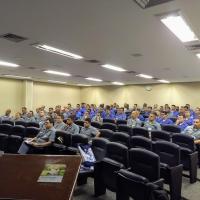 Auditório lotado para a palestra do AMN