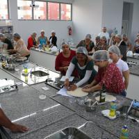 Alunos durante a aula