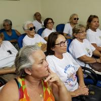 Participantes durante a palestra