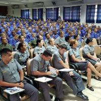 Público atento a palestra do AMN