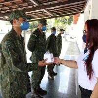 Seccional Natal homenageia Fuzileiros Navais que estão atuando no combate à COVID-19