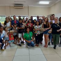 PROJETO INTEGRAÇÃO EM SG LEVA OFICINA DE OVOS DE PÁSCOA PARA A FAMÍLIA NAVAL