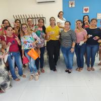 AMN EM LADÁRIO PROMOVE OFICINA DE LAÇOS E TIARAS PARA DEPENDENTES DE MILITARES