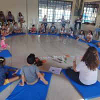 AMN EM LADÁRIO REALIZA OFICINA YOGA INFANTIL COM CONTAÇÃO DE HISTÓRIAS