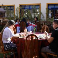 Espaço acolhedor e super especial para o café da manhã na ARES Timoneiro