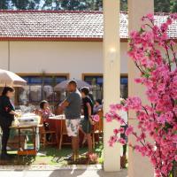 Espaço acolhedor e super especial para o café da manhã na ARES Timoneiro