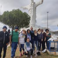 ATIVIDADES NO MORRO DO CRISTO REI DO PANTANAL MOVIMENTA ENVELHECER EM LADÁRIO