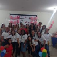 Mulheres da Família Naval celebrando o Dia Internacional da Mulher
