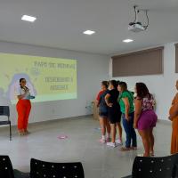 INTEGRAÇÃO EM MANAUS PROMOVE O "PAPO DE MENINAS" COM A TEMÁTICA DA CAMPANHA SETEMBRO AMARELO