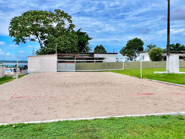 quadra de areia nova