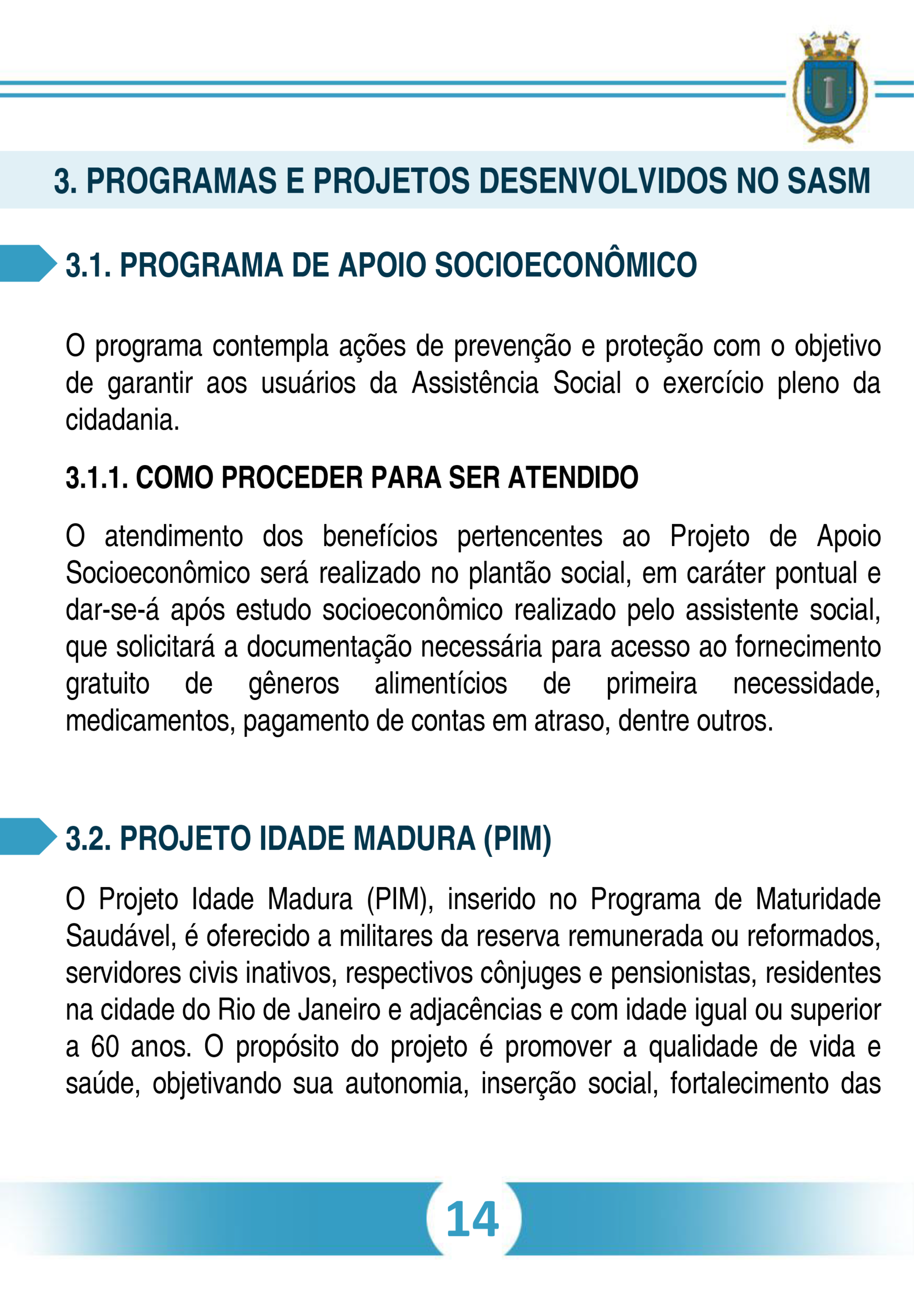 Cartilha PROGRAMA DE ATENDIMENTO AO IDOSO_pag15