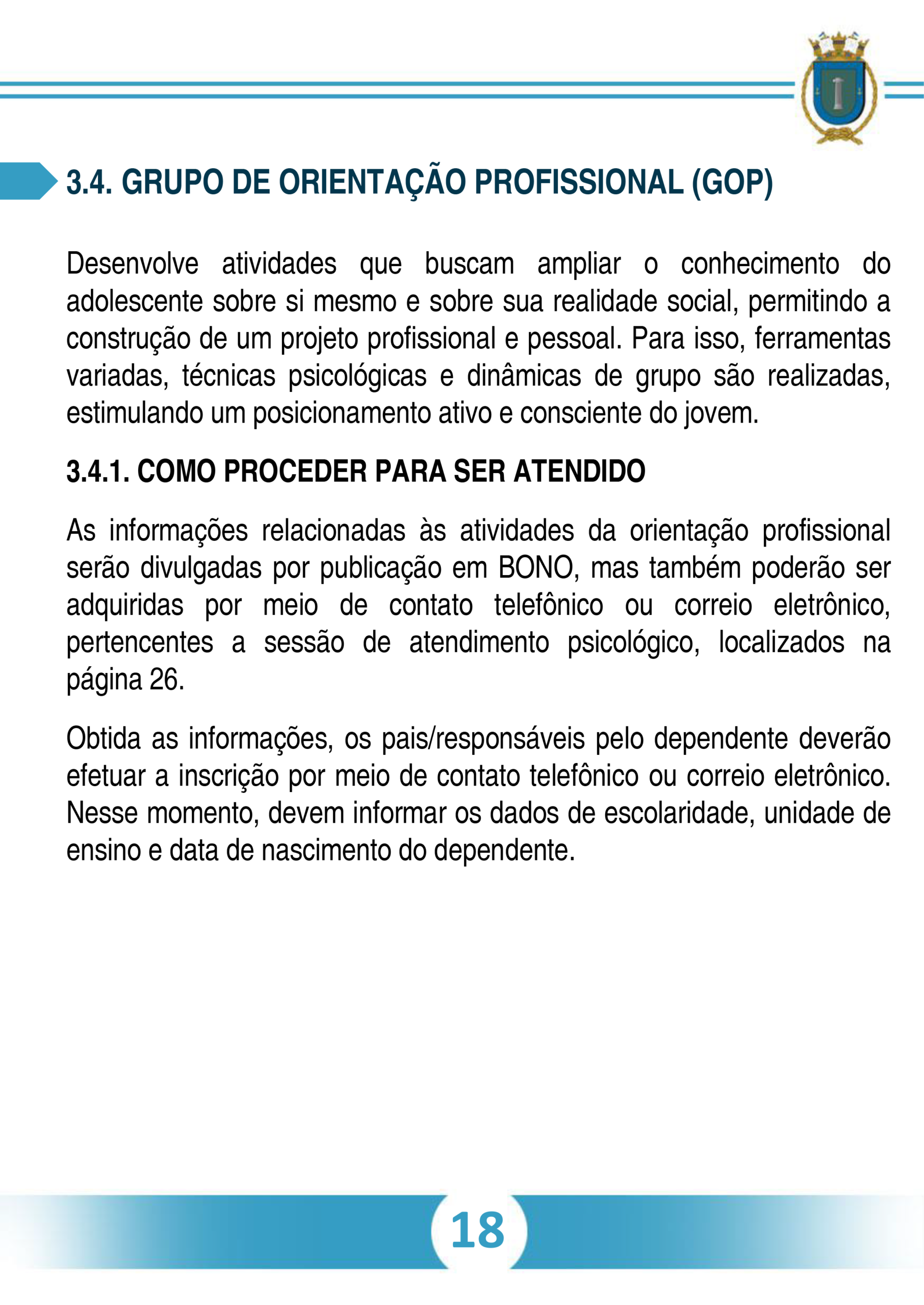 Cartilha PROGRAMA DE ATENDIMENTO AO IDOSO_pag19